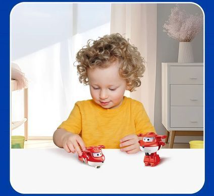 Super Wings Ігрова фігурка-трансформер Super Wings Transform-a-Bots Джетт (Jett) EU780010 фото
