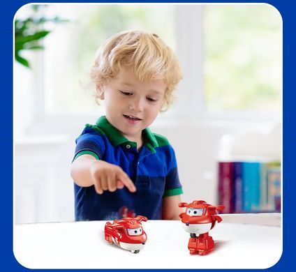 Super Wings Ігрова фігурка-трансформер Super Wings Transform-a-Bots Джетт (Jett) EU780010 фото