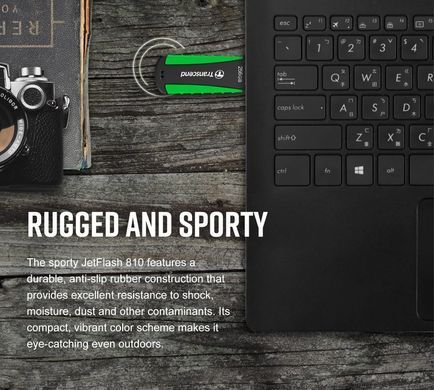 Transcend Накопитель 64GB USB 3.1 Type-A JetFlash 810 Rugged TS64GJF810 фото