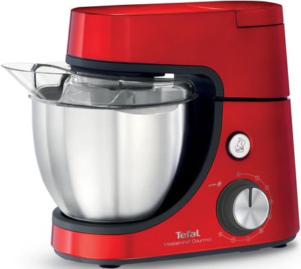 Кухонная машина Tefal MCG UPGRADE, 1100Вт, чаша-металл, корпус-пластик, насадок-6, красный QB516G38 фото