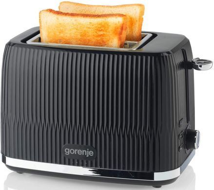 Gorenje Тостер, 850Вт, пластик/метал, чорний