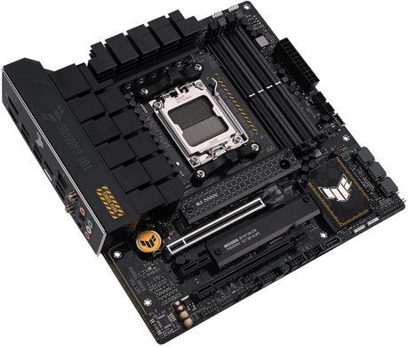 ASUS Материнcкая платаTUF GAMING B650M-PLUS WIFI sAM5 B650 4xDDR5 M.2 HDMI DP WiFi BT mATX 90MB1BF0-M0EAY0 фото