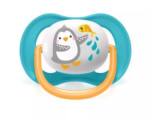 AVENT Пустышка ортодонтическая Ultra Air Animal для мальчиков 6-18 мес 2шт SCF080/07 фото