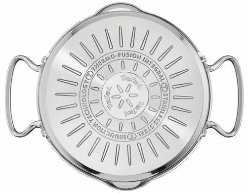 Tefal Набор посуды DUETTO+, 6 предметов, нержавеющая сталь, стекло G719S655 фото