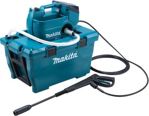 Makita Мойка высокого давления аккумуляторная, DHW080ZK, 18В+18В, 80 бар, 330 л/ч, 6.7 кг, COLO DHW080ZK фото