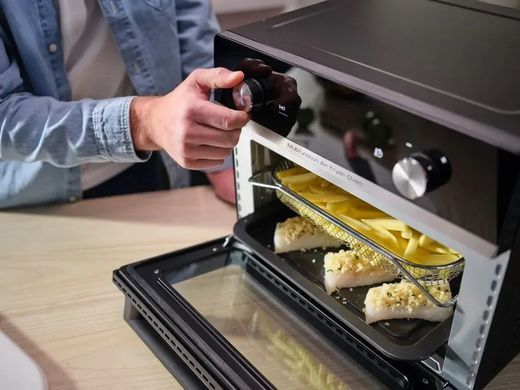 Tefal Мультипіч Easy Fry Oven Multifunctional, 1800Вт, механічне керув., 10 програм, пластик, чорний FW606810 фото