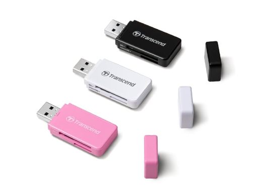 Кардридер Transcend USB 3.1 Gen 1 microSD/SD White TS-RDF5W фото