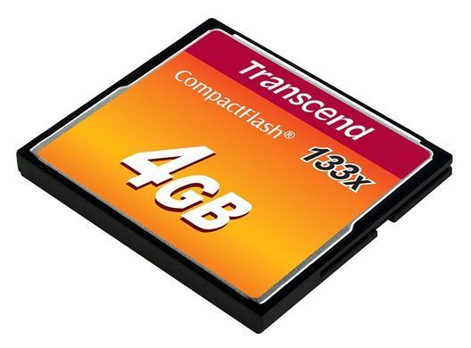 Transcend 133x CompactFlash (Standard)[Карта памяти CF 4GB 133X] TS4GCF133 фото