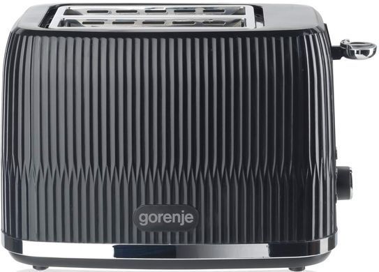 Gorenje Тостер, 850Вт, пластик/метал, чорний