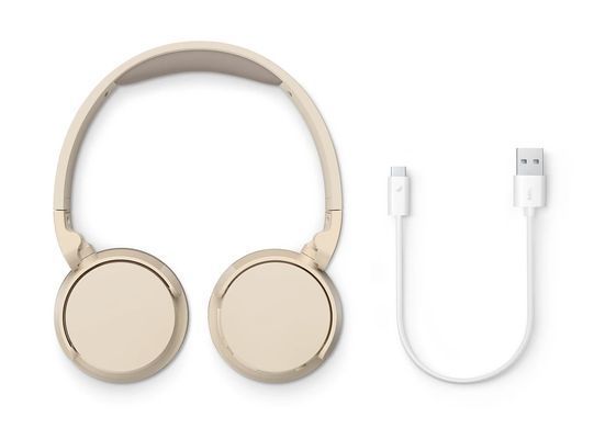 Philips Наушники On-ear TAH3209 BT 5.3, Wireless, Mic, Бежевый TAH3209BG/00 фото