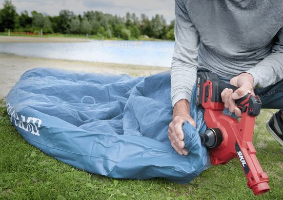 Skil Воздуховод аккумуляторный 3161 CB Compact 20В 300км/ч 3 насадки 1.2кг без АКБ и ЗП VA1E3161CB фото