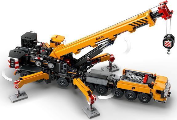LEGO Конструктор City Жовтий передвижной строительный кран 60409 фото