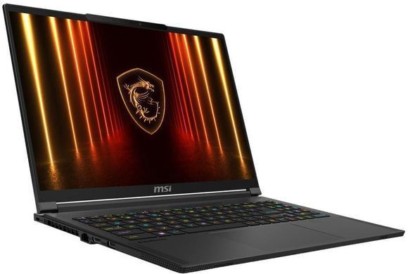 MSI Ноутбук MSI Stealth A16 AI+ A3XWIG-068UA 16" QHD+, AMD AI 9 HX 370, 32GB, F1TB, NVD5080-16, W11, чорний 9S7-15FL35-068 фото