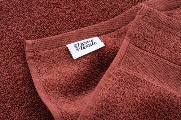 ARDESTO Полотенце махровое SuperSoft, терракота, 70х140см, 100% хлопок