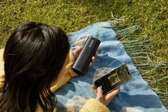 Sonos Портативна акустична система Roam, Black ROAM1R21BLK фото