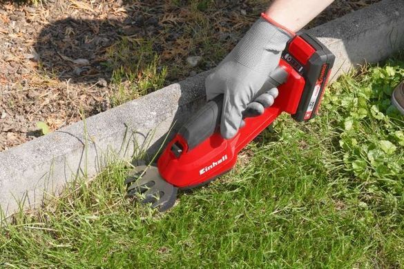 Einhell Ножиці для трави акум GE-CG 18 Li - Solo, 18В, PXC, леза 100/200 мм, 0.66 кг (без АКБ і ЗП) 3410370 фото