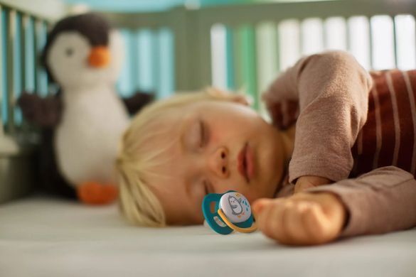 AVENT Пустышка ортодонтическая Ultra Air Animal для мальчиков 6-18 мес 2шт SCF080/07 фото