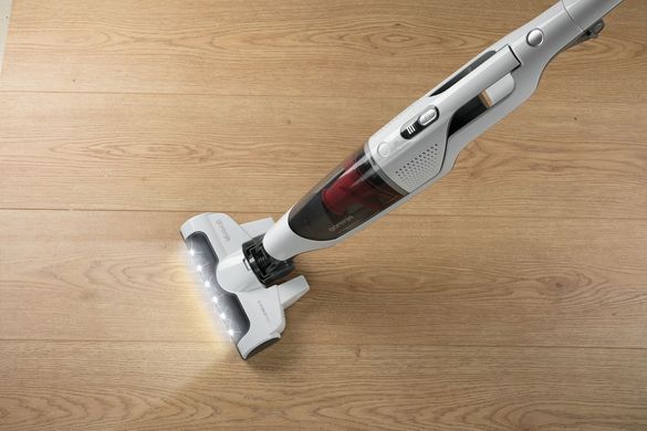 Пылесос Gorenje беспроводный, 162Вт, конт пыль -0.5л, автон. раб. до 60мин, HEPA, 2 в 1, подсветка, индикатор, белый SVC216GFW фото