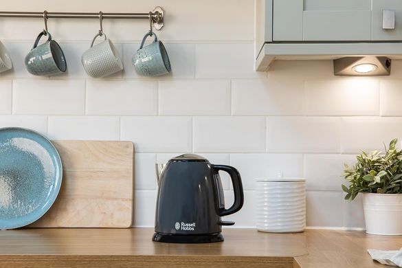 Електрочайник Russell Hobbs Colours Plus Mini, 1л, метал , сірий 24993-70 фото