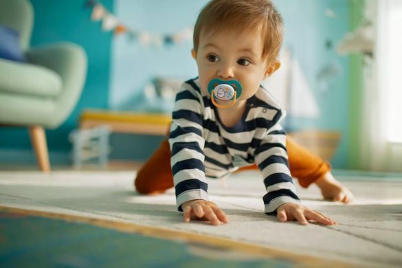 AVENT Пустышка ортодонтическая Ultra Air Animal для мальчиков 6-18 мес 2шт SCF080/07 фото