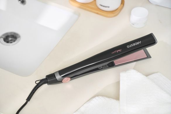ARDESTO Випрямляч Ardesto Pink Touch, 32Вт, 110-200C, кераміка, сірий+рожевий HS-R350PT фото