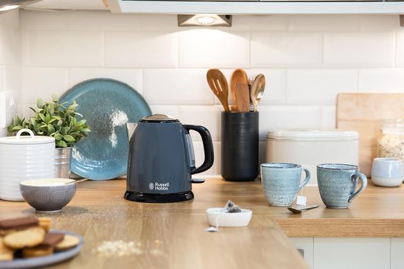 Електрочайник Russell Hobbs Colours Plus Mini, 1л, метал , сірий 24993-70 фото