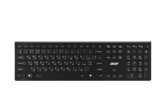 Acer Комплект клавіатура та миша OKR030, WL, EN/UKR/RU, чорний ZL.KBDEE.00Z фото