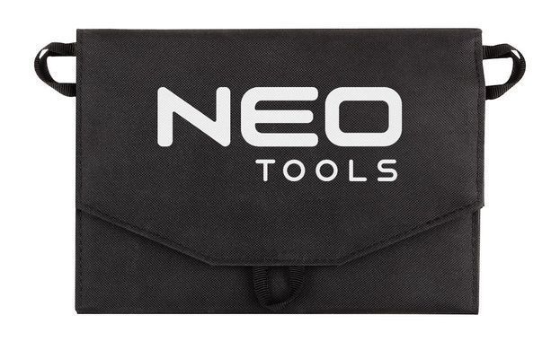Neo Tools Портативное зарядное устройство солнечная панель, 15Вт, 2xUSB, 15х285х580мм, IP64, 0.55кг 90-140 фото