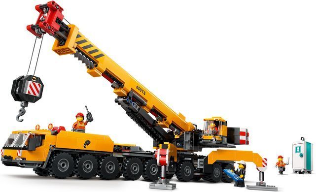 LEGO Конструктор City Жовтий передвижной строительный кран 60409 фото