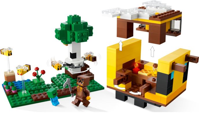 Конструктор LEGO Minecraft Пчелиный домик 21241- фото