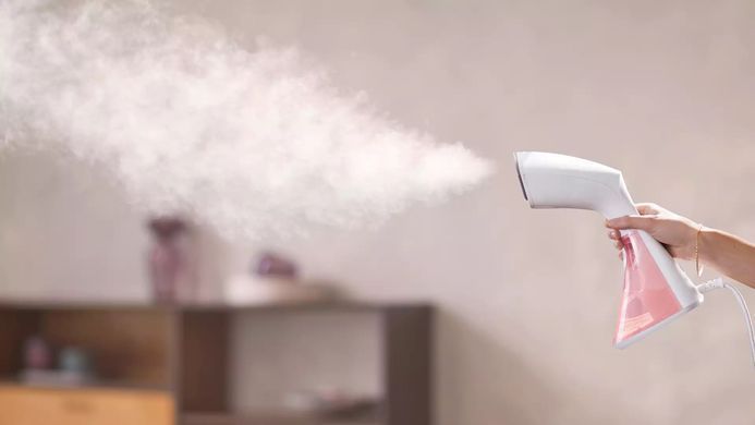 Philips Відпарювач компактний 8000 Series, 1600Вт, 230мл, постійна пара - 32гр, керам. підошва, білий GC801/10 фото