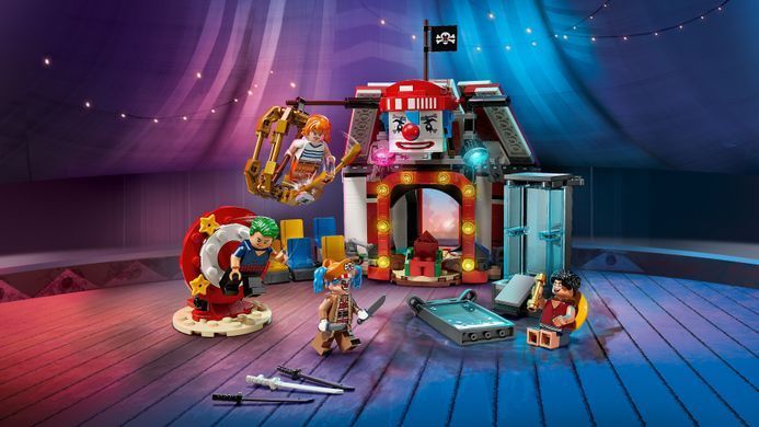LEGO Конструктор LEGO ONE PIECE Цирковий намет клоуна Баґґі 75637- фото