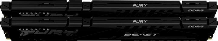 Kingston Пам'ять ПК DDR5 16GB KIT (8GBx2) 5200 FURY Beast Чорний KF552C40BBK2-16 фото
