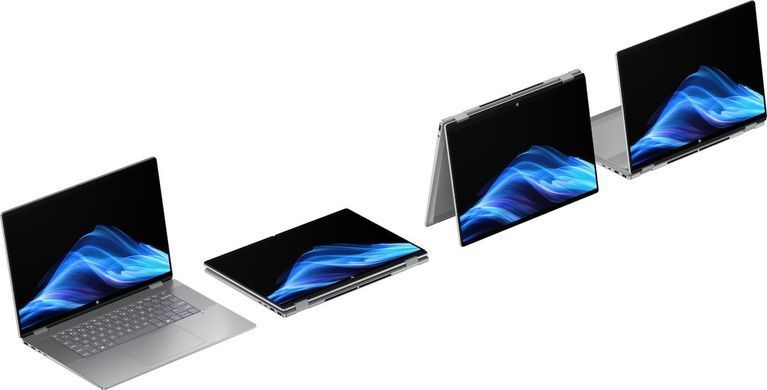 HP Ноутбук OmniBook X Flip x360 16-ar0001ua 16" WUXGA IPS Touch, AMD AI 7 350, 24GB, F1024GB, UMA, Win11, сірий C3VD2EA фото
