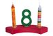Свічка для торта nic з днем народження 4 - магазин Coolbaba Toys