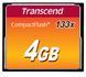 Transcend 133x CompactFlash (Standard)[Карта памяти CF 4GB 133X] 1 - магазин Coolbaba Toys