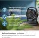 Philips Вентилятор Philips настільний Series 3000, 22см, 27Вт, таймер, поворот 180, чорний