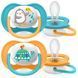 AVENT Пустышка ортодонтическая Ultra Air Animal для мальчиков 6-18 мес 2шт 1 - магазин Coolbaba Toys