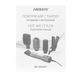 ARDESTO Фен-щітка Brush Pink Touch, 1200Вт, 2 темп. режими, LED-дісплей, функція іонізації , 4 насадки, сірий+ рожевий 19 - магазин Coolbaba Toys