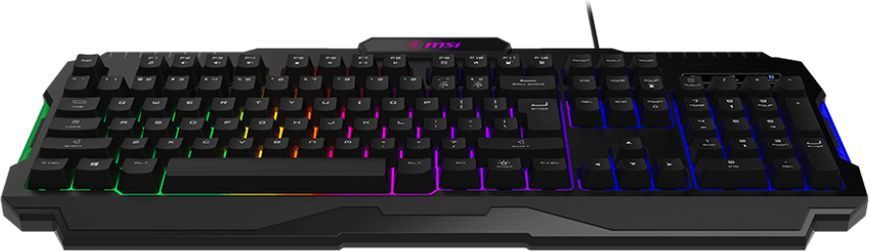 MSI Клавіатура мембранна MSI FORGE GK100 104key, USB-A, EN/UKR/RU, ColorLED, чорний S11-04UA221-HH9 фото