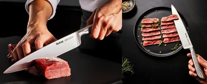 Tefal Кухонний ніж шеф-кухаря Precision, 20см, нержавіюча сталь K2890224 фото
