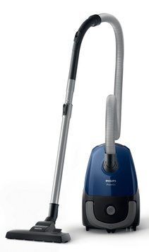 Philips Пылесос мешковой PowerGO, 750Вт, 3л, НЕРА, синий FC8240/09 фото