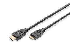 Кабель Digitus HDMI-miniHDMI (AM/СM) High Speed 2.0m black AK-330106-020-S фото