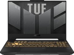 ASUS Ноутбук TUF Gaming F15 FX507VI-LP095 15.6" FHD IPS, Intel i7-13620H, 16GB, F512GB, NVD4070-8, NoOS, Grey 90NR0FH7-M004X0 фото