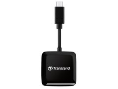 Кардрідер Transcend USB 3.2 Gen 1 Type-C SD/microSD Black TS-RDC3 фото