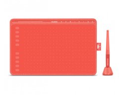 Графічний планшет Huion HS611 Coral red - купити в інтернет-магазині Coolbaba Toys