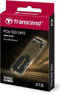Transcend Накопичувач SSD M.2 4TB PCIe 4.0 MTE245S + розсіювач TS4TMTE245S фото