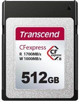 Transcend Карта памяти CFexpress 512GB Type B R1700/W1100MB/s TS512GCFE820 фото