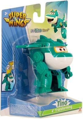 Super Wings Super Wings Transformer Toy Transforming Tino, 10cm EU780623 фото