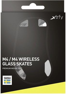 Скляні глайди для миші Xtrfy M4/M4 WL Litus White SK-GL-M4-WHITE фото